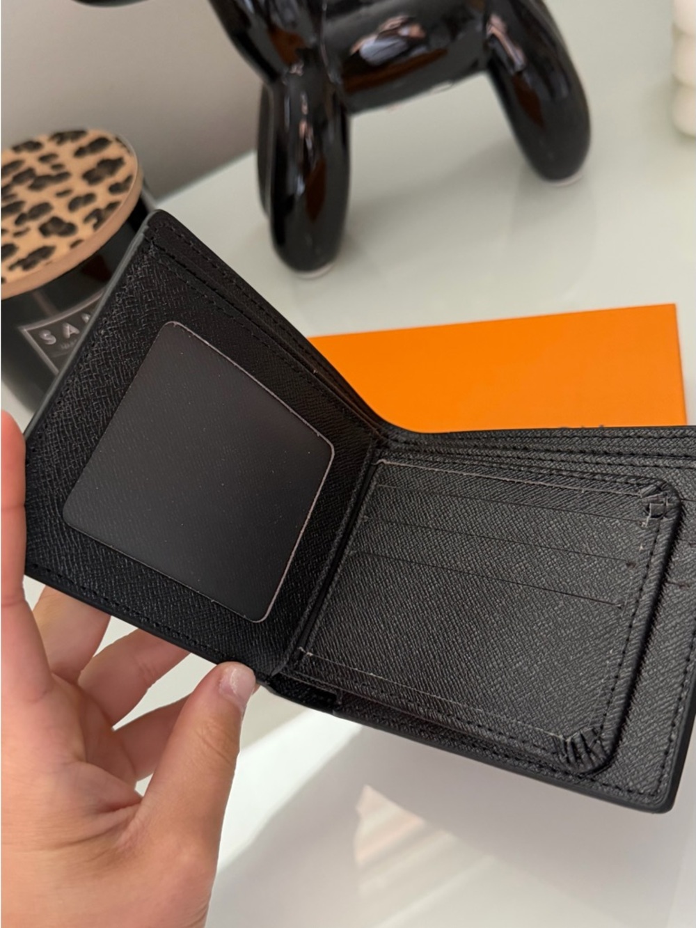 Louis Vuitton Black Damier Graphite Bi-Fold Card & Key Wallet - Picture 3 of 6